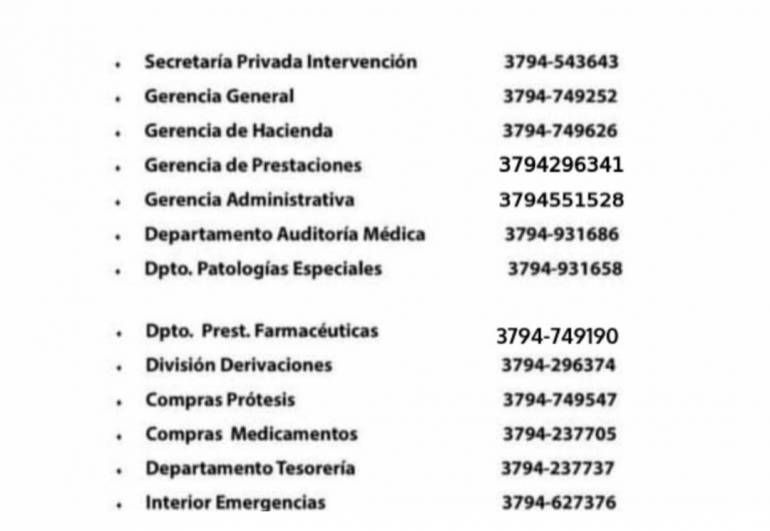 IOSCORatenderá trámites urgentes e impostergables y con turno