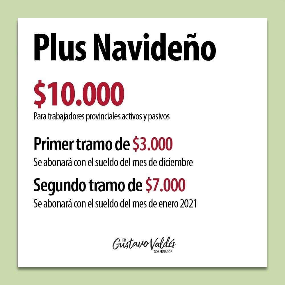 Plus navideño para jubilados de la Provincia
