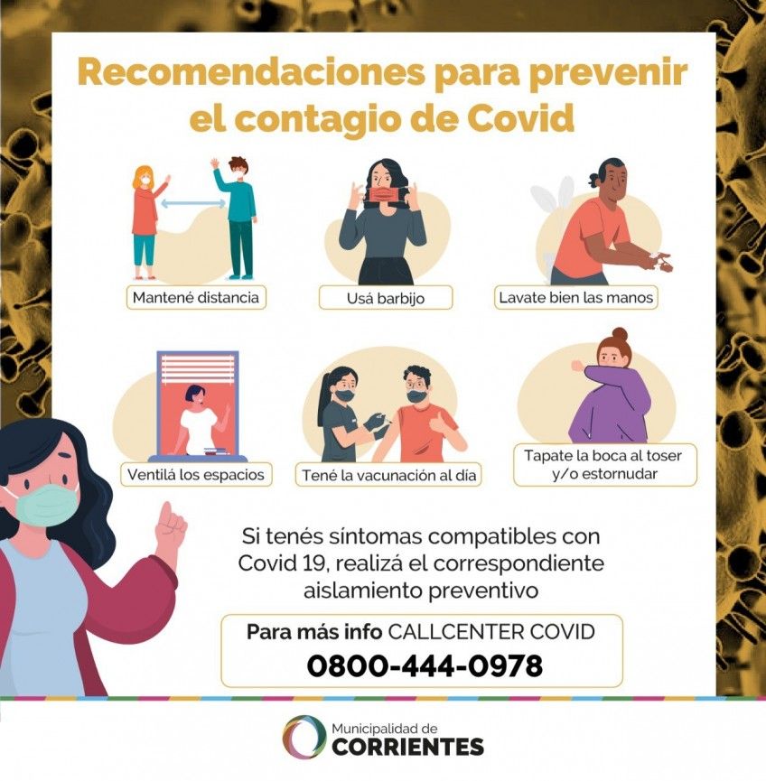 Covid: recomiendan el uso de barbijos y completar la vacunación