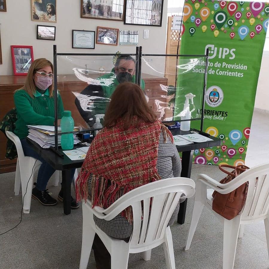 Oficinas móviles de IPS Corrientes segunda quincena de julio