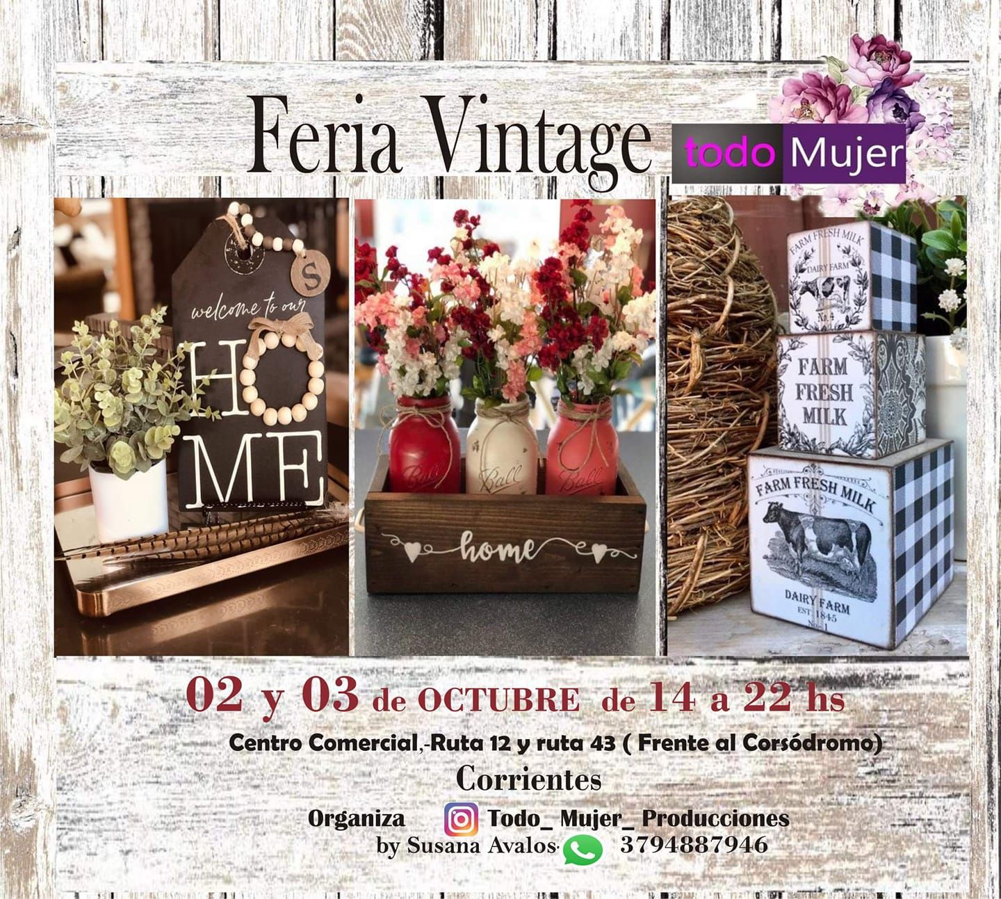 Feria Vintage ”Todo Mujer” para emprendedores