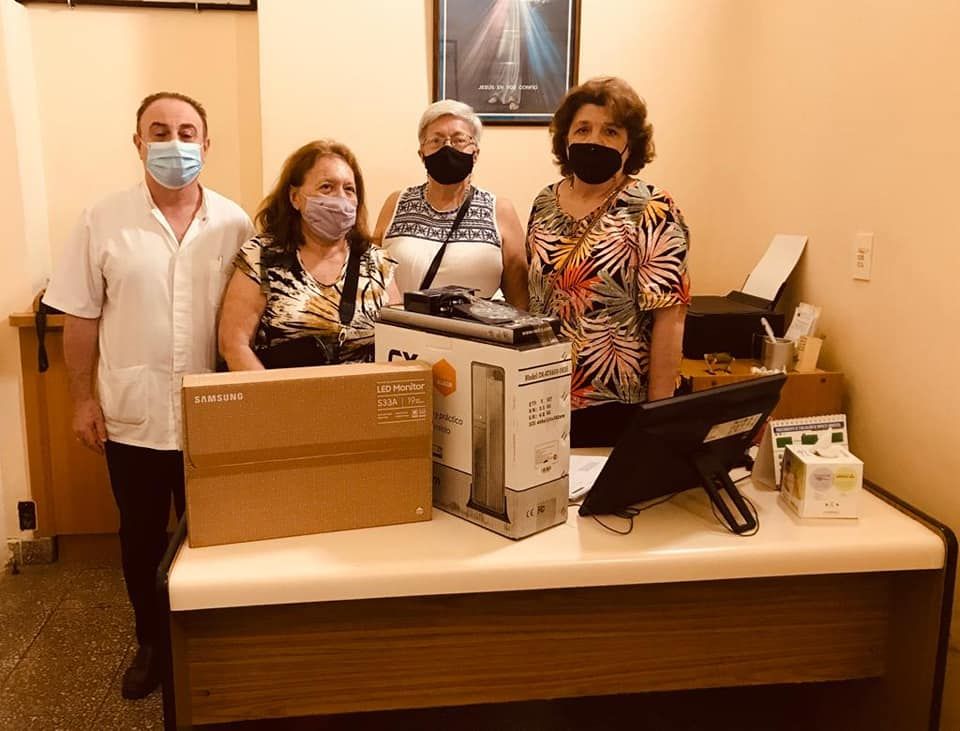 Entrega de equipamiento al Hospital Geriátrico