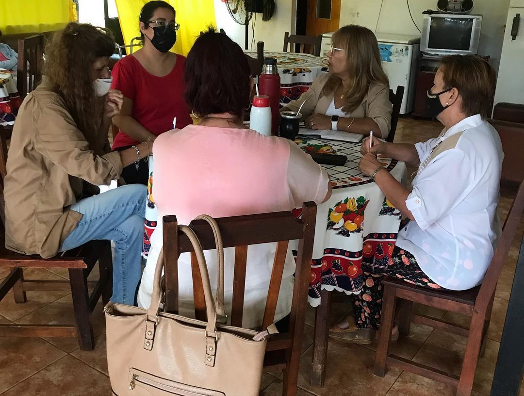 Iniciaron las recorridas institucionales del Área de Adultos Mayores