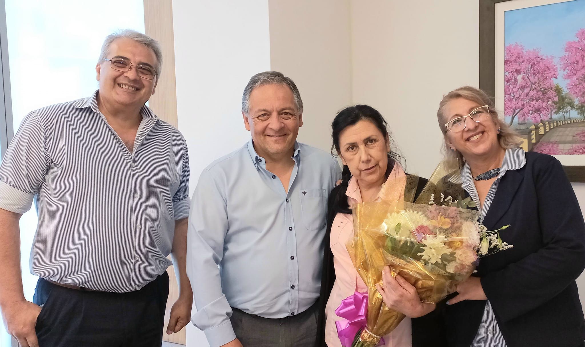 Emotivo momento con personal de IPS Corrientes que se jubila