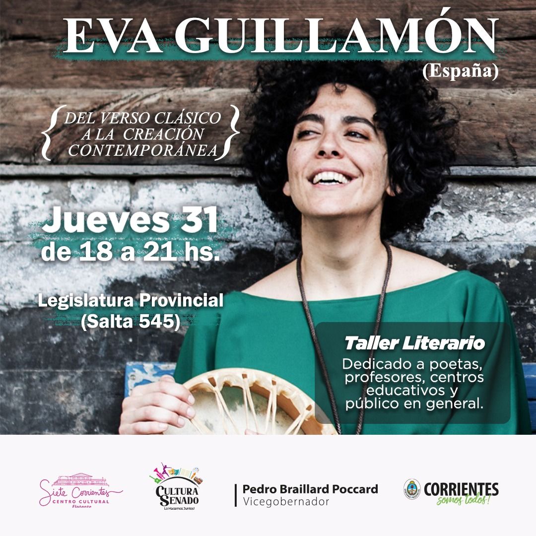 Taller de poesía en la legislatura de Corrientes