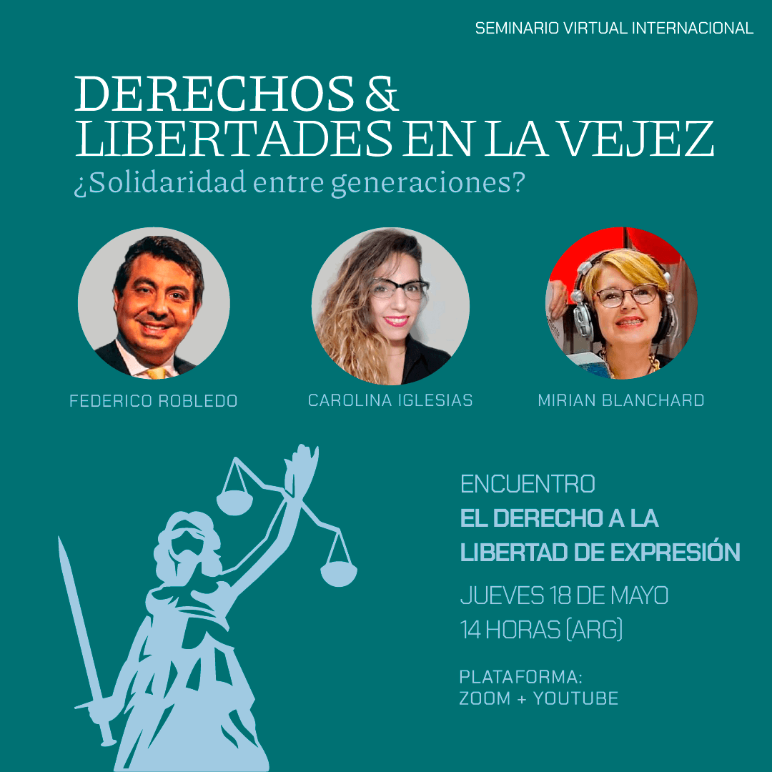 Lic Mirian Blanchard disertará en Seminario virtual y gratuito “Derechos y libertades en la vejez