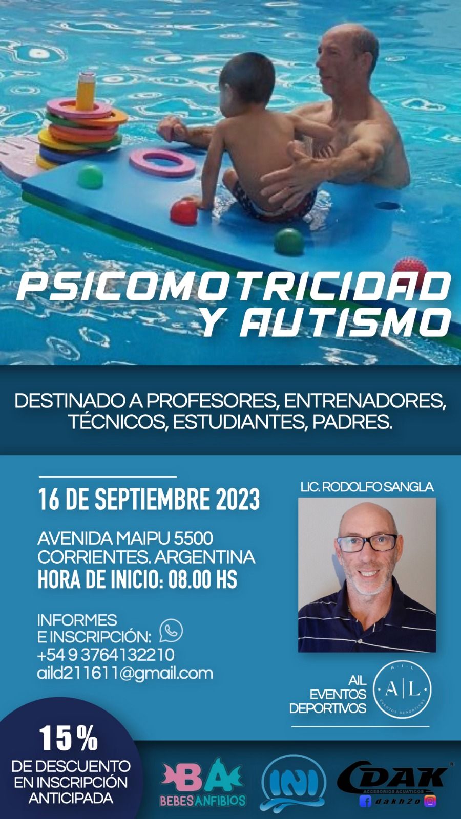 Destacado profesional brindará capacitación sobre Psicomotricidad y Autismo