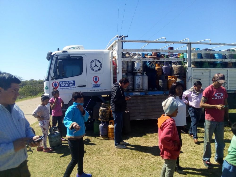 Cronograma de la Garrafa Social en el interior y en Capital