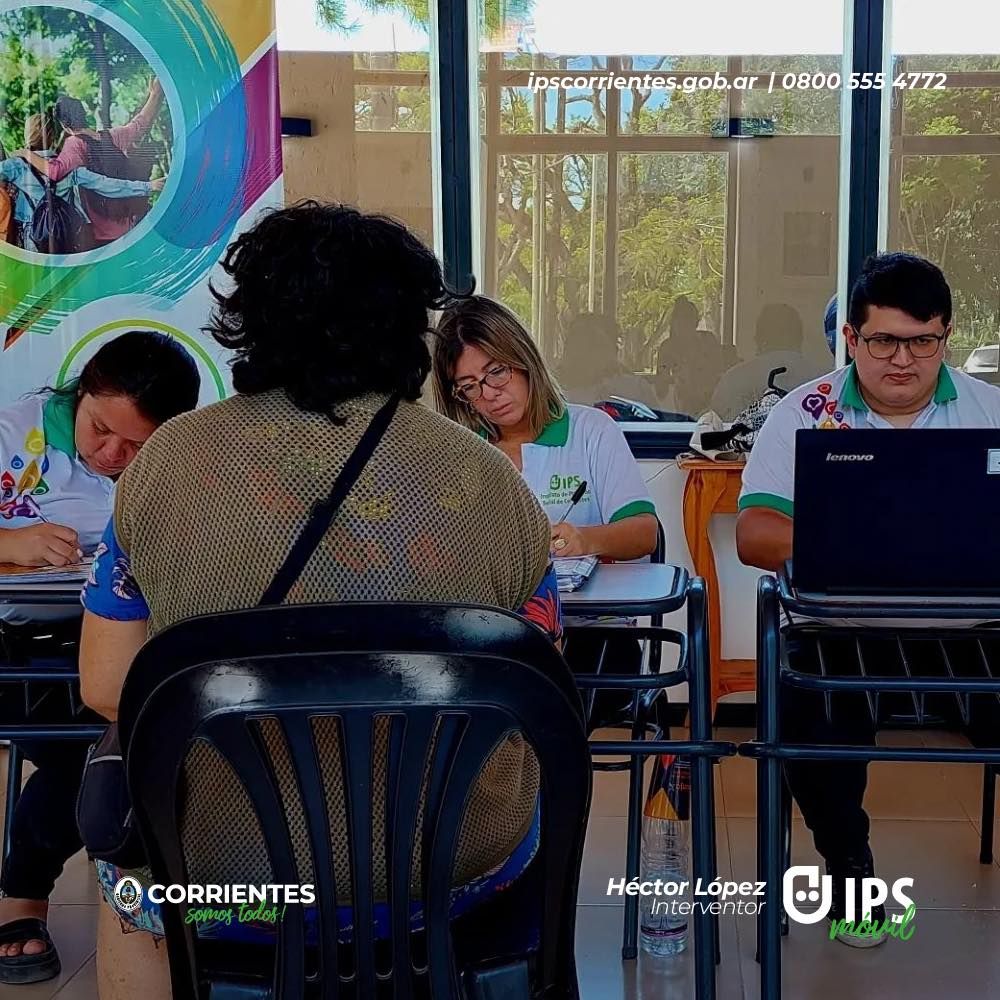 Oficinas móviles de IPS Corrientes para abril 2024