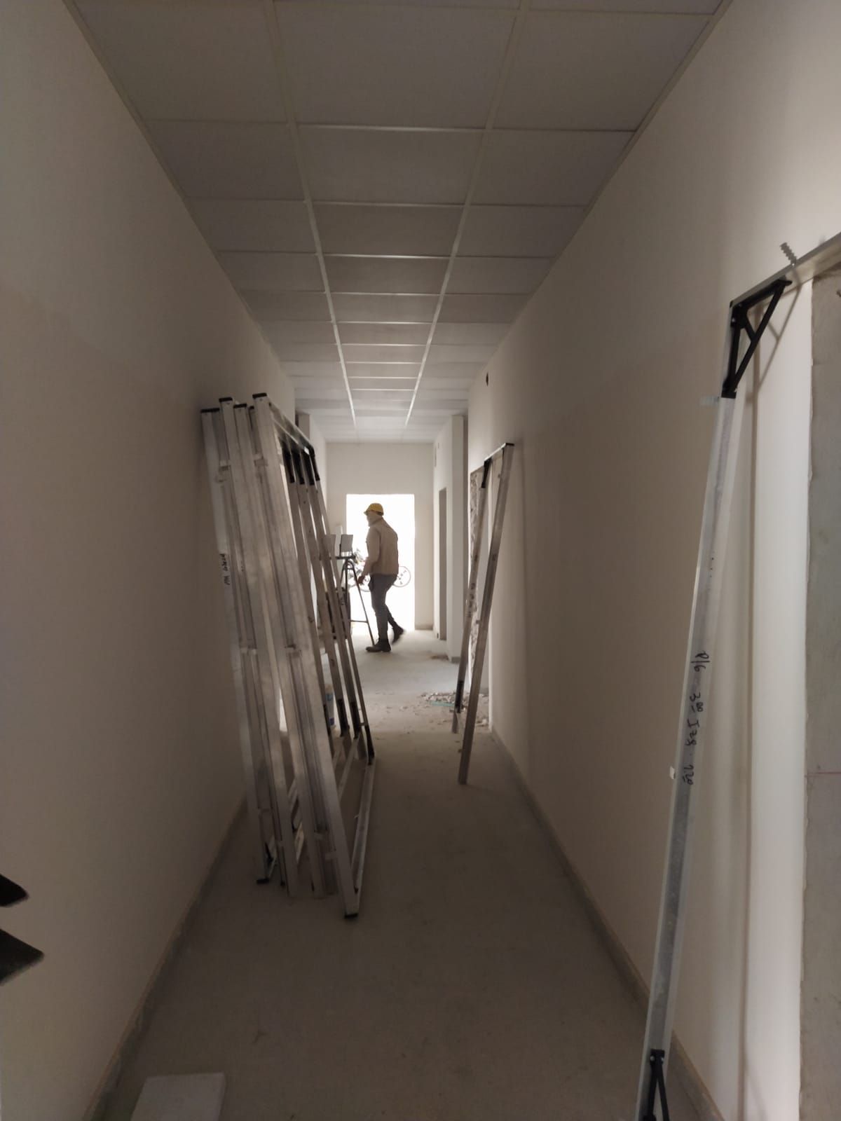 Trabajos finales del nuevo edificio del Hogar de Ancianos de Ituzaingó