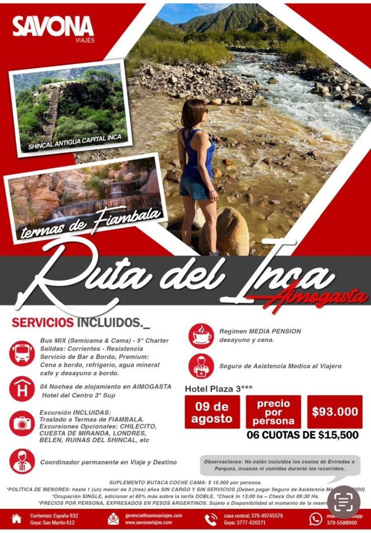 Destacada oferta de Savona Viajes para grupos de personas mayores