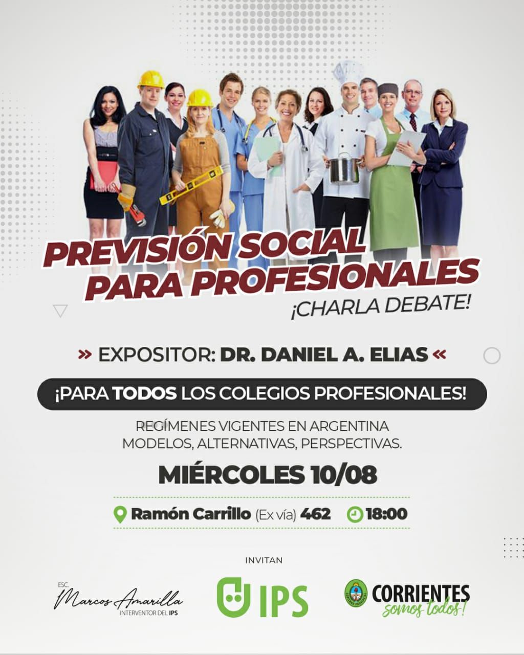 IPSy Colegios de Profesionales ahondan trabajo conjunto en una charla debate