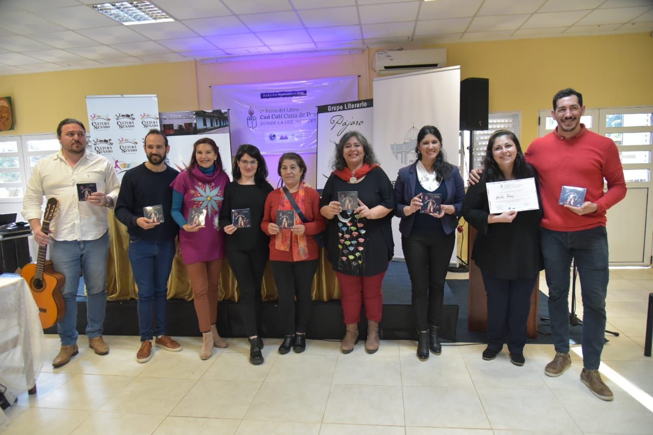 Cultura Senado presentó CDde chamamé en la Feria del Libro de Caá Catí
