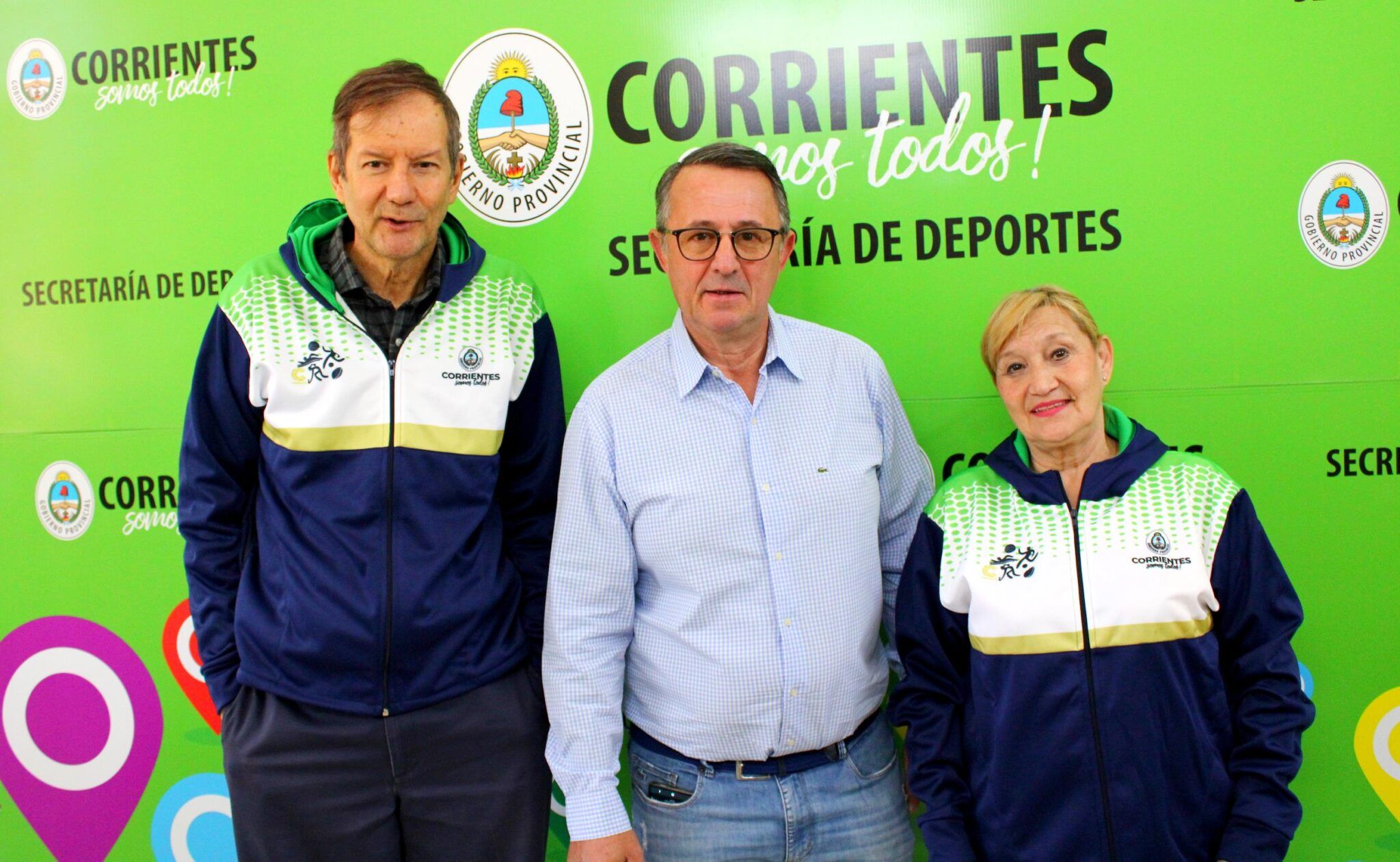 Juegos Evita: aporte de indumentarias a la delegación de personas mayores