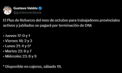 Plus de Refuerzo: el cronograma de octubre comienza este jueves 17